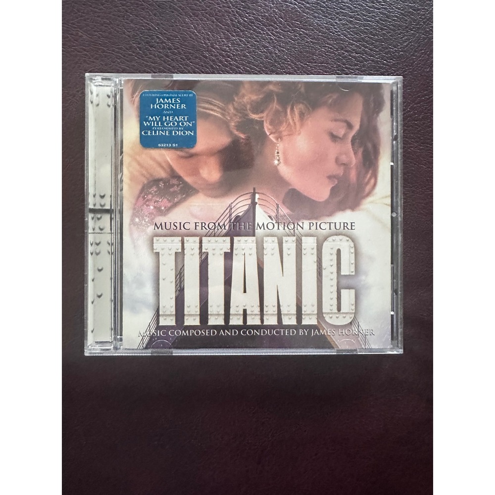 Titanic Soundtrack CD James Horner Celine Dion My Heart Will Go On 1997 SK 63213